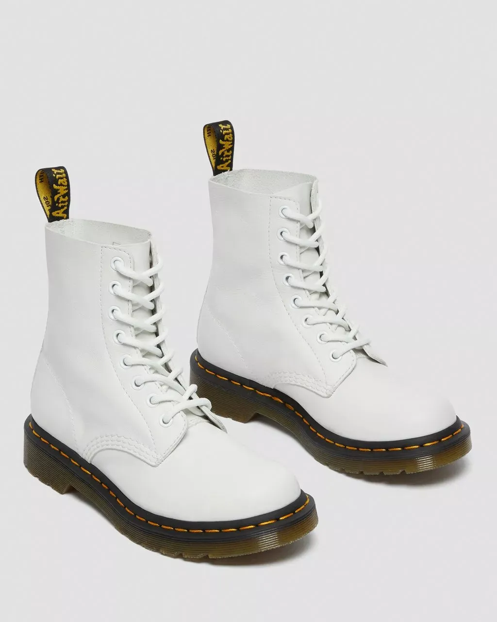 1460 Pascal Virginia Boots in Optical White