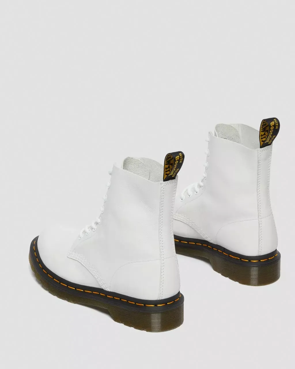 1460 Pascal Virginia Boots in Optical White