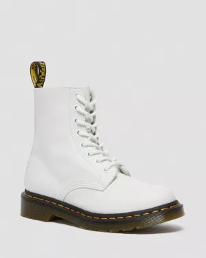 1460 Pascal Virginia Boots in Optical White