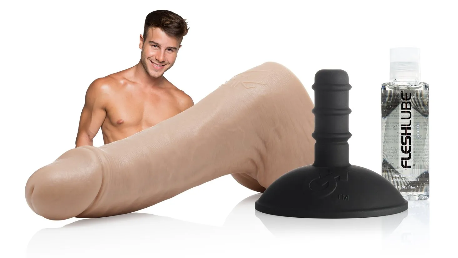 Allen King Dildo Pack with Fleshlube Slide