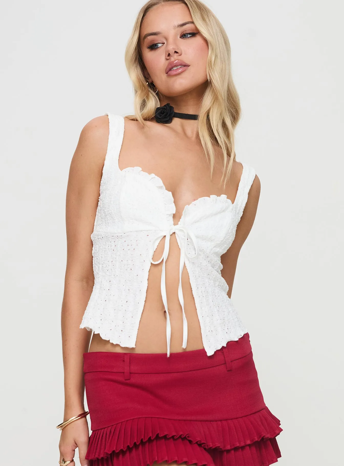 Amberly Top White