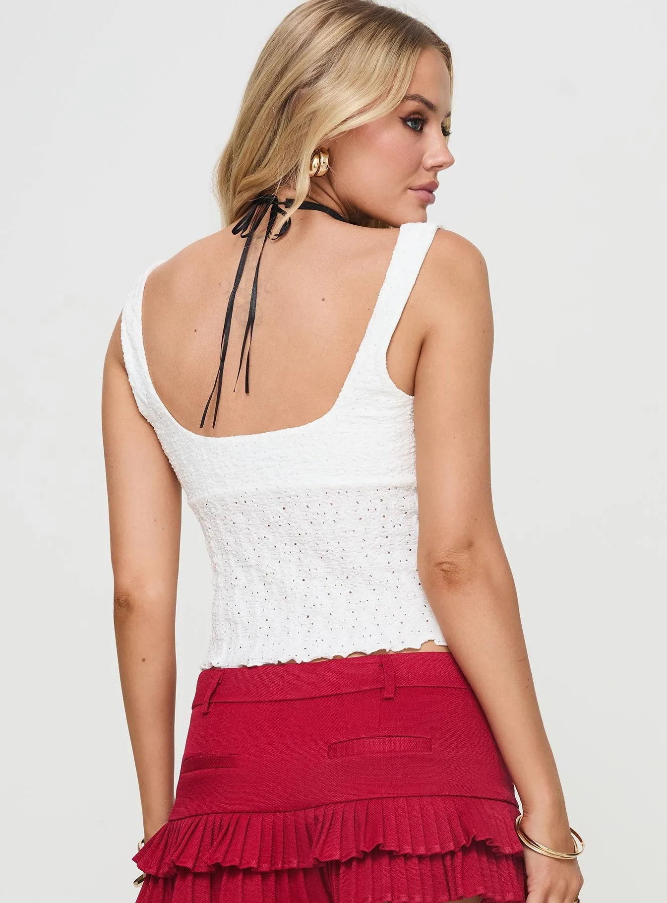 Amberly Top White