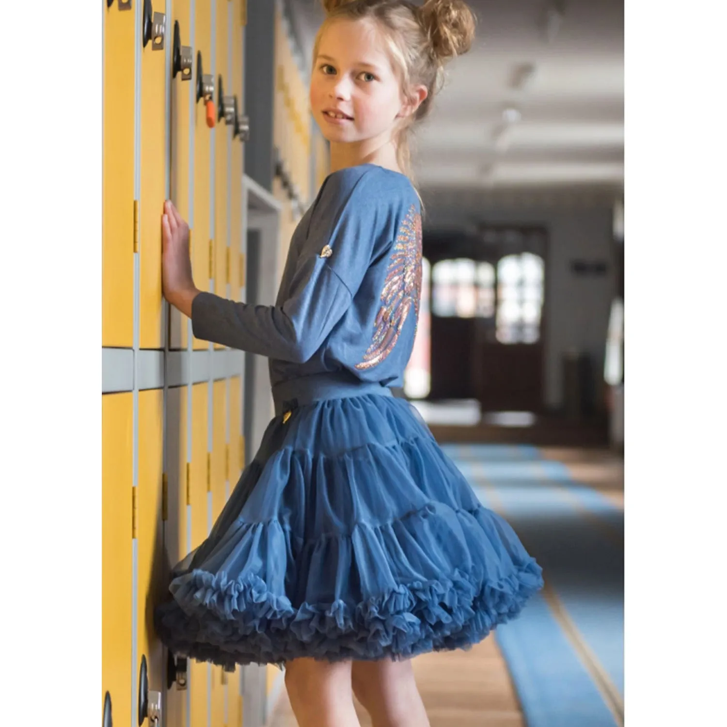 Angel's Face Trinity Tutu Denim Blue