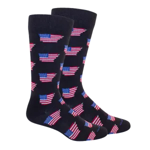 Arkansas USA Flag Crew Socks