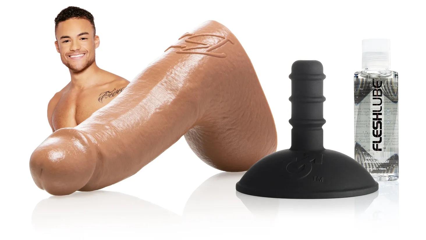 Beaux Banks Dildo Pack with Fleshlube Slide