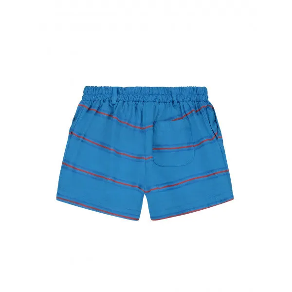 BONMOT FRESH BLUE ALL OVER STRIPES SHORTS