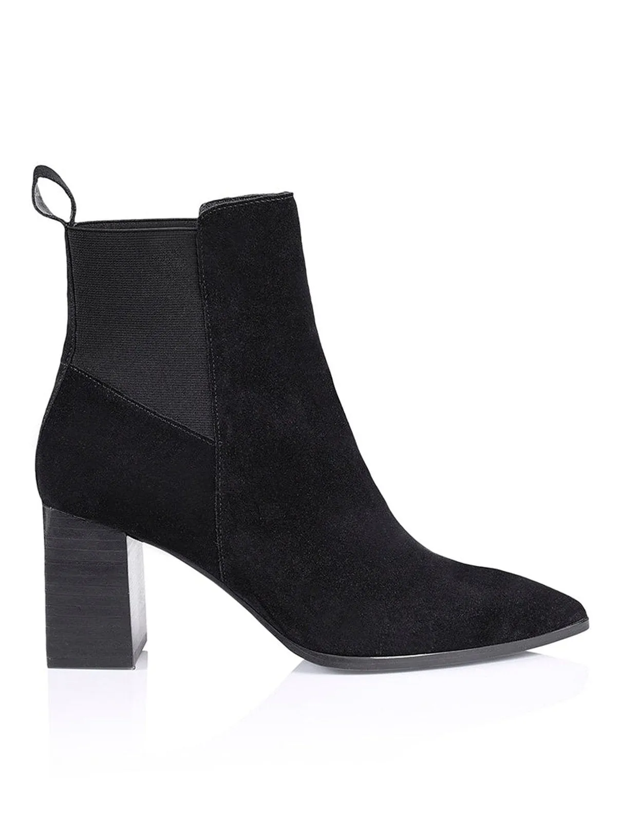 Bueller Ankle Boot - Black Suede