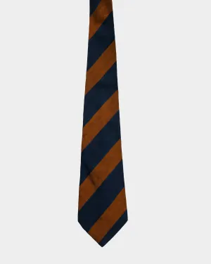 Christian Dior Stripes IVY Style Silk Tie 1990´s