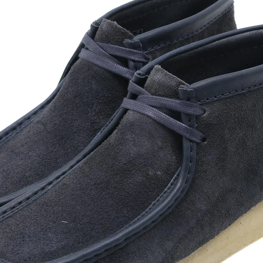 Clarks Originals Wallabee Boot / Navy Hairy Suede