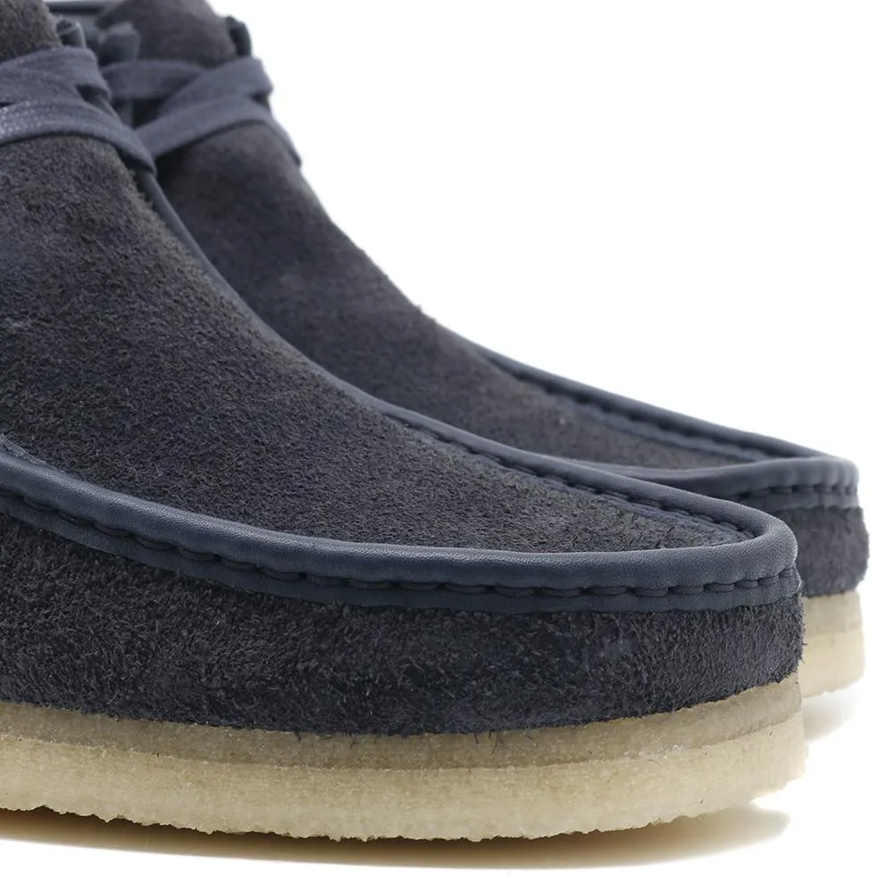 Clarks Originals Wallabee Boot / Navy Hairy Suede