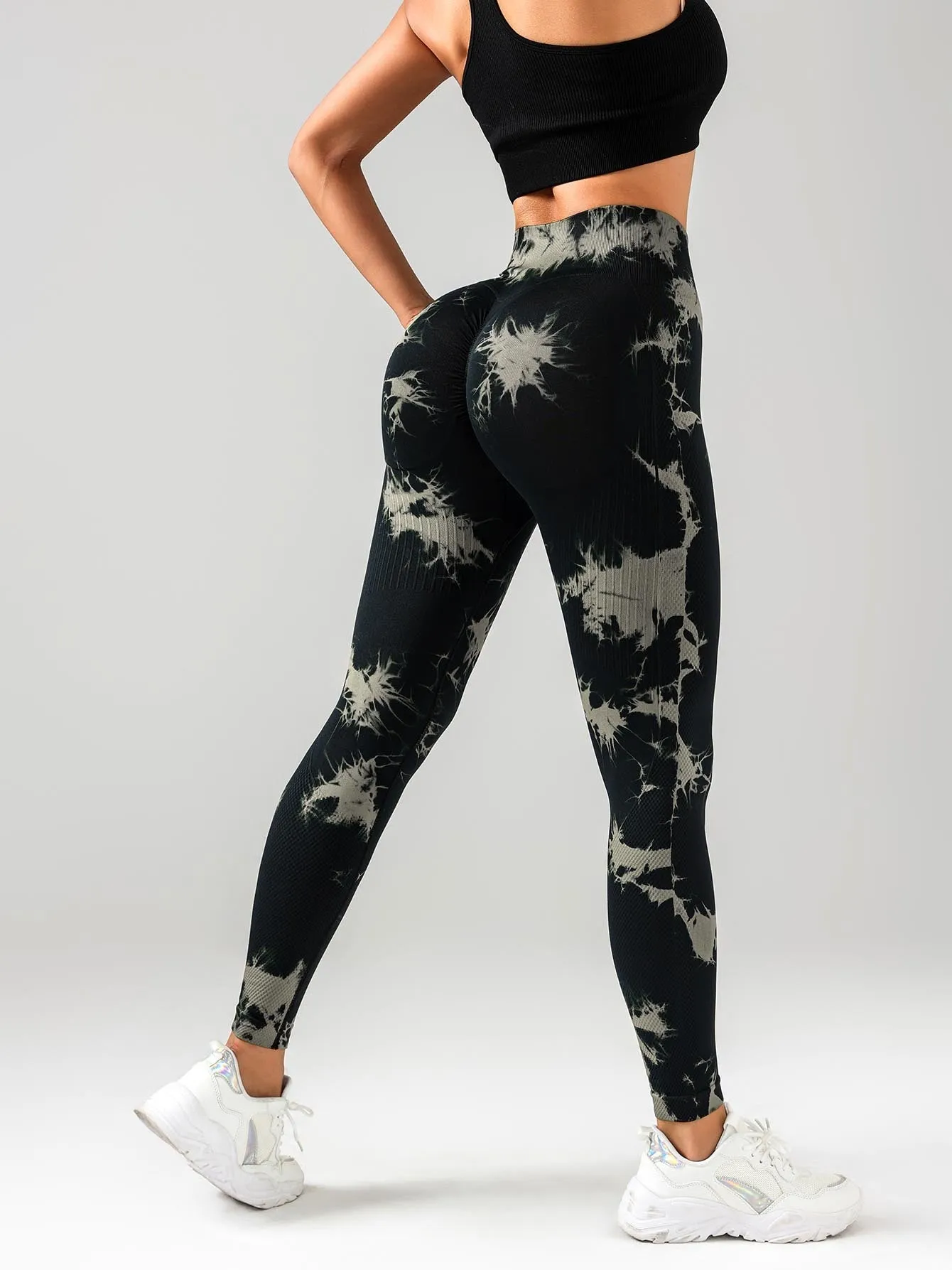 Confezione da 2 Leggings Senza Cuciture per Allenamento: Comfort e Stile