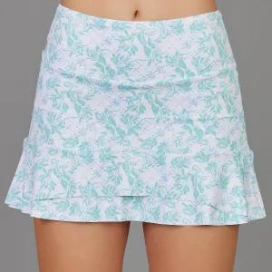 Cyan Short Print Skort