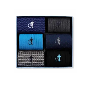 Dash of Turquoise - 6 Pair Gift Box - Mixed