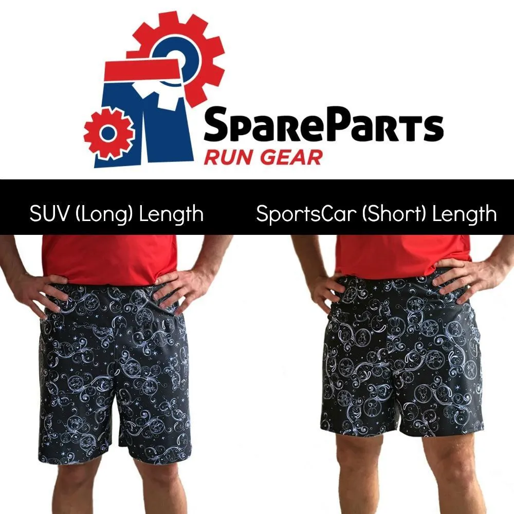 Deep Space Men's Athletic Shorts-Long