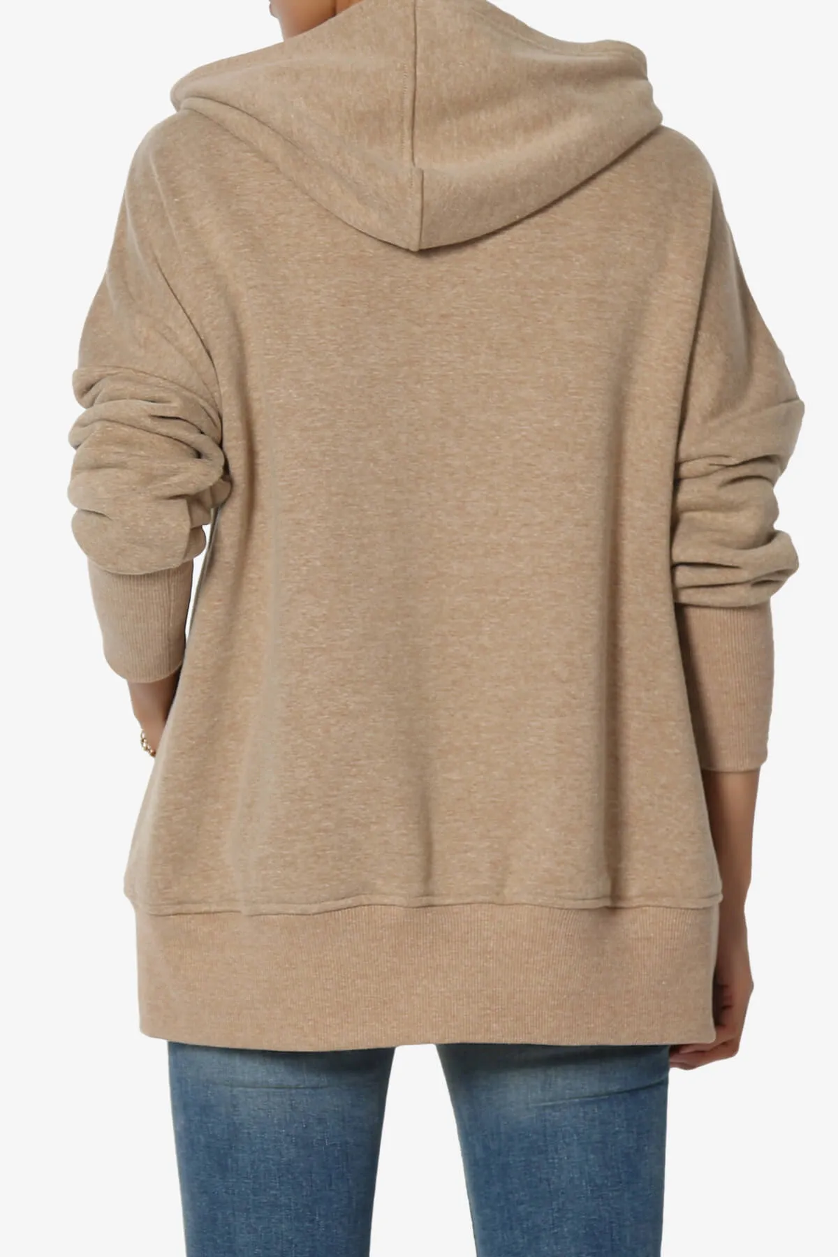 Destene Button V-Neck Hoodie