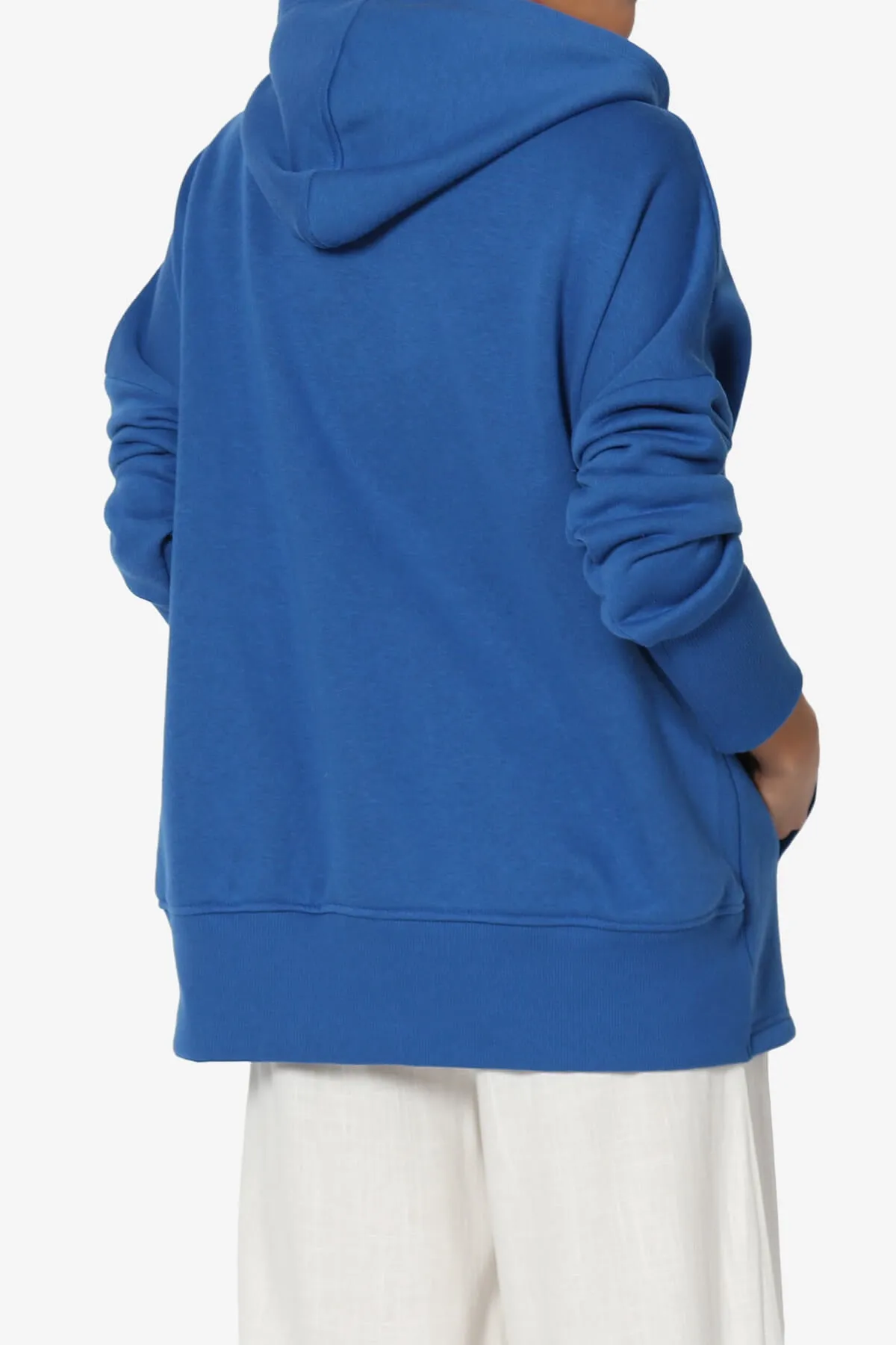 Destene Button V-Neck Hoodie