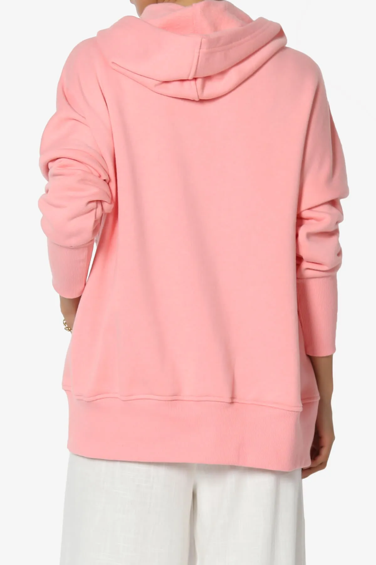 Destene Button V-Neck Hoodie