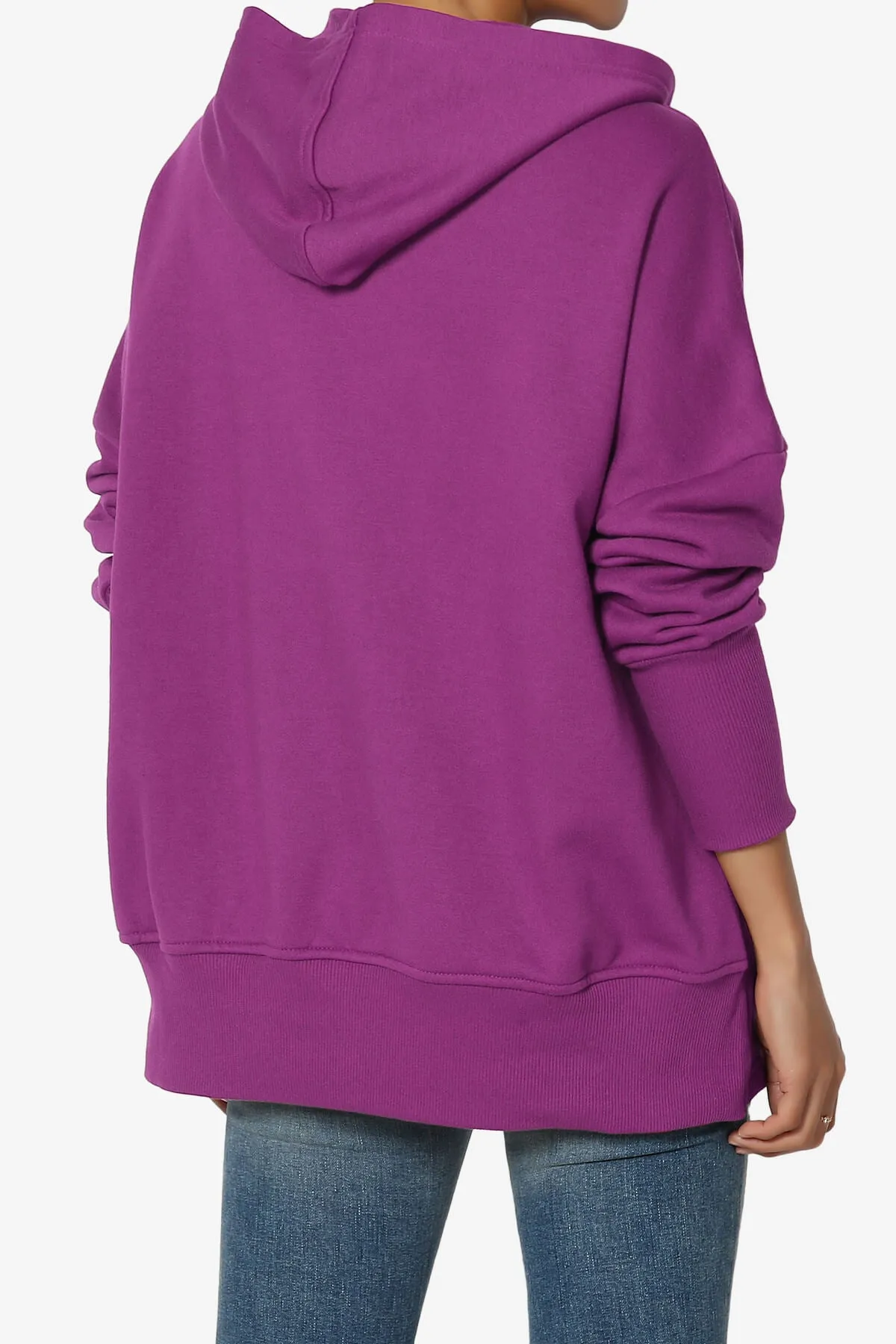 Destene Button V-Neck Hoodie