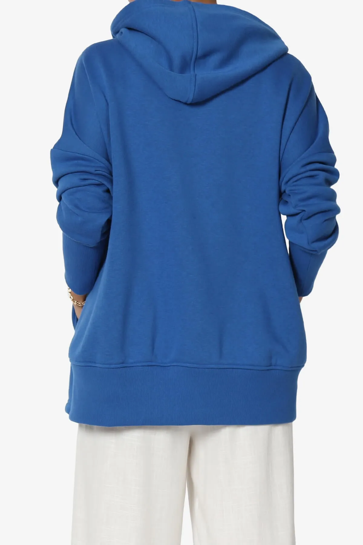 Destene Button V-Neck Hoodie