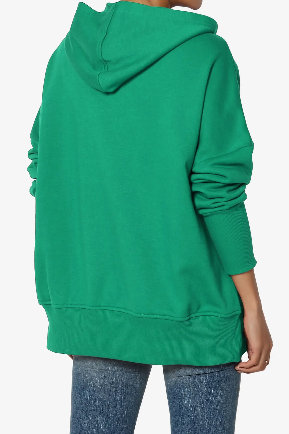 Destene Button V-Neck Hoodie