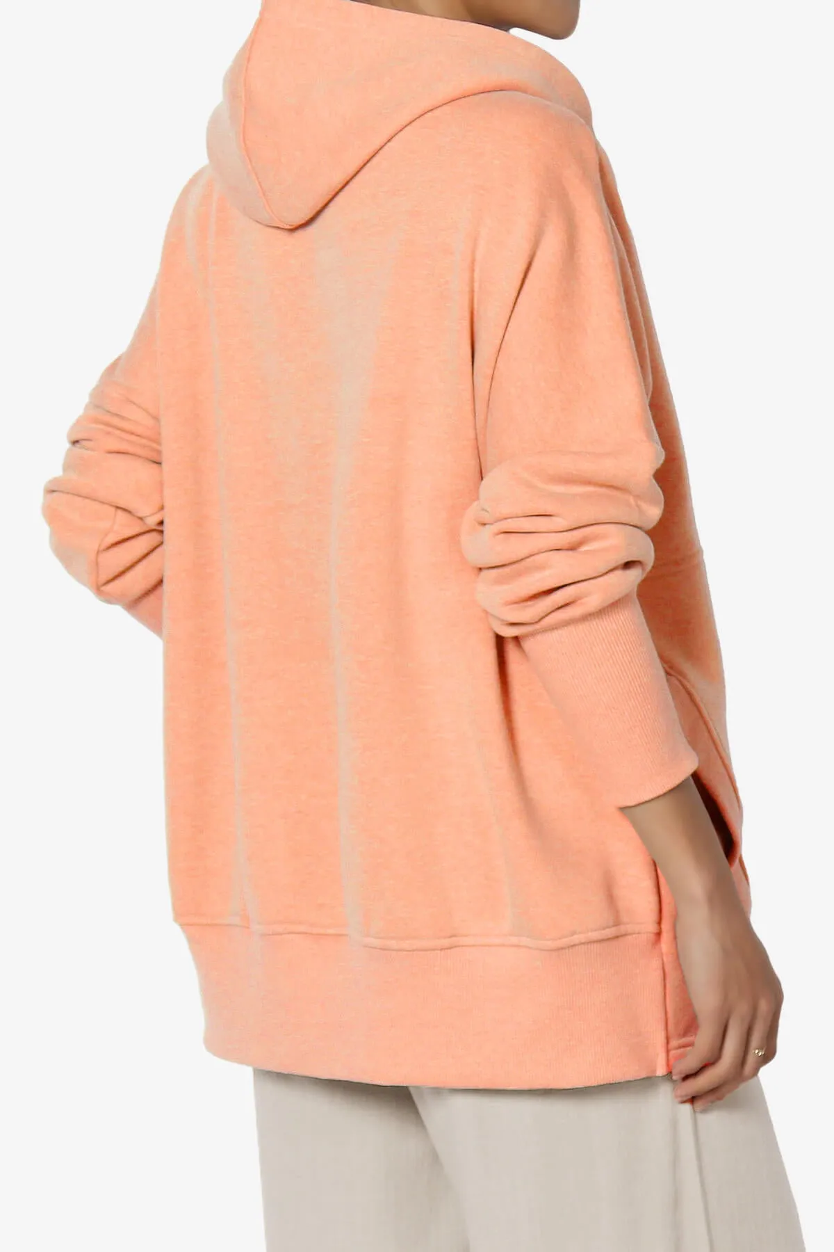 Destene Button V-Neck Hoodie