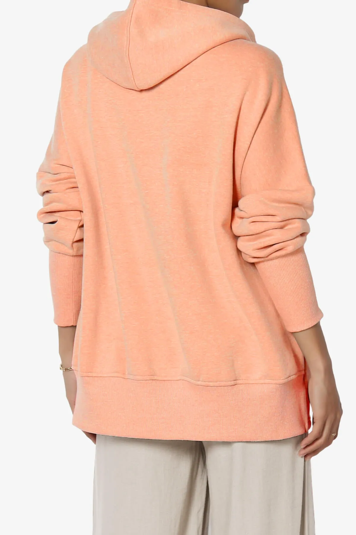 Destene Button V-Neck Hoodie