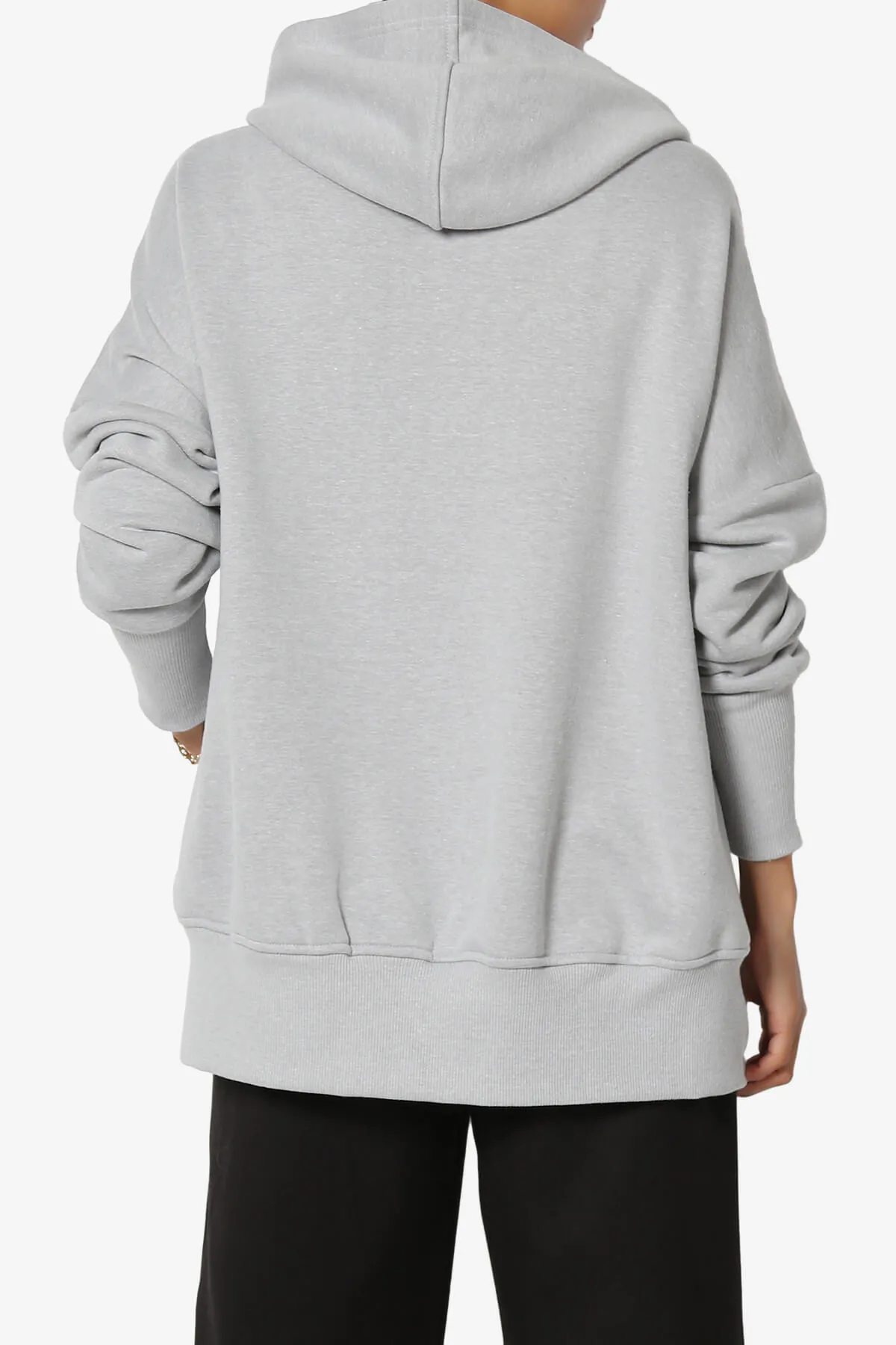 Destene Button V-Neck Hoodie