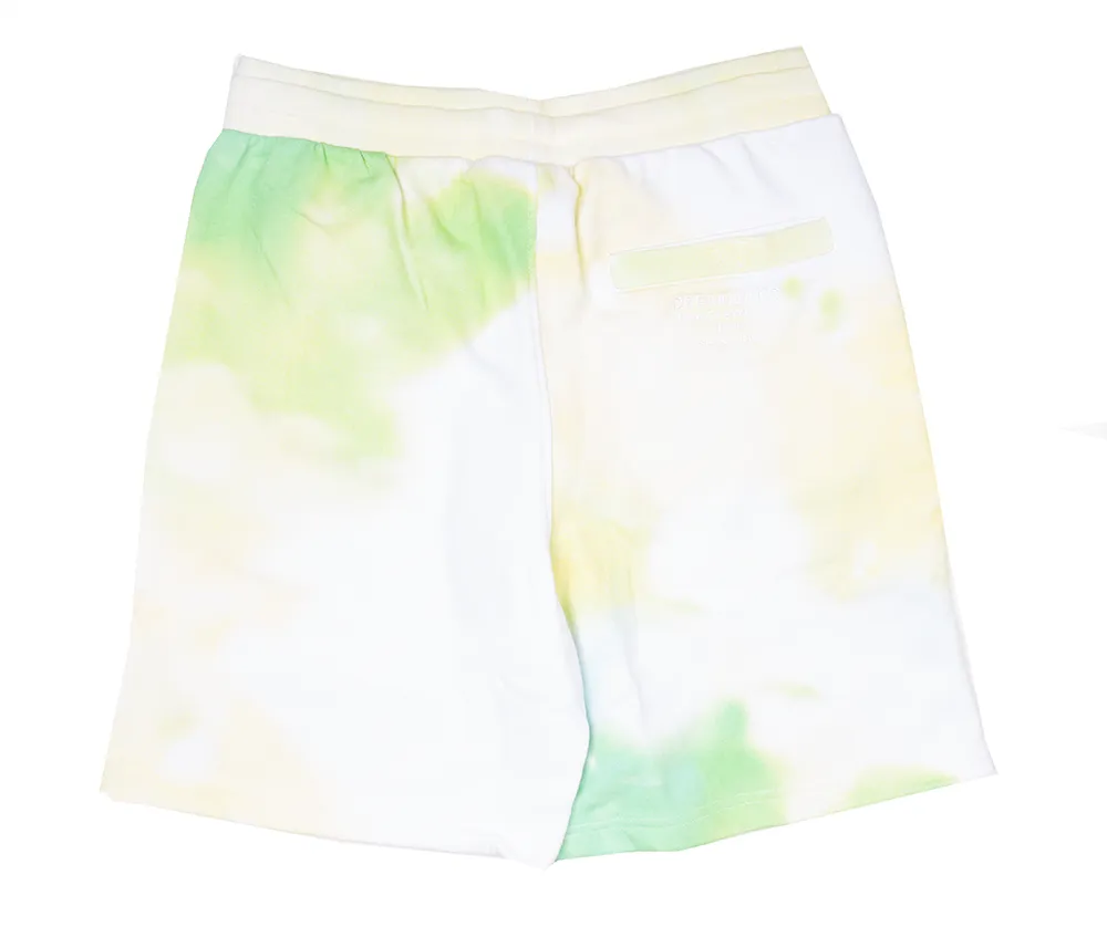 DREAMLAND TIE DYE SWEAT SHORTS YELLOW - D2302B0787