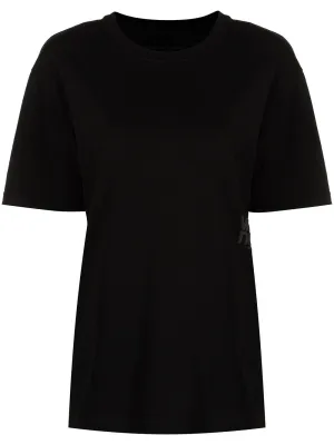 ESSENTIAL JSY S/S TEE W/ PUFF LOGO& BOUND NECK