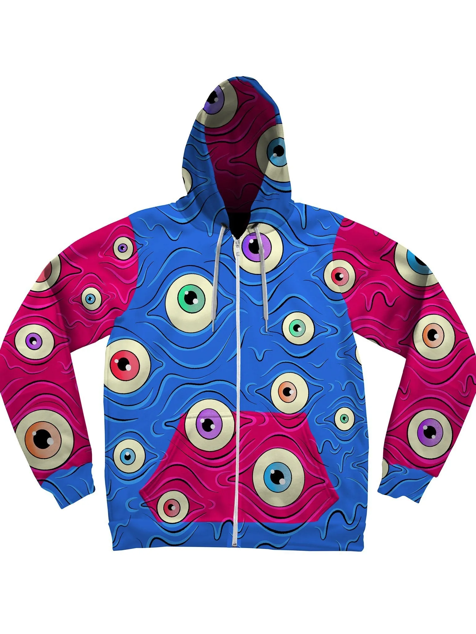 Eyes (Pink/Blue) Unisex Hoodies