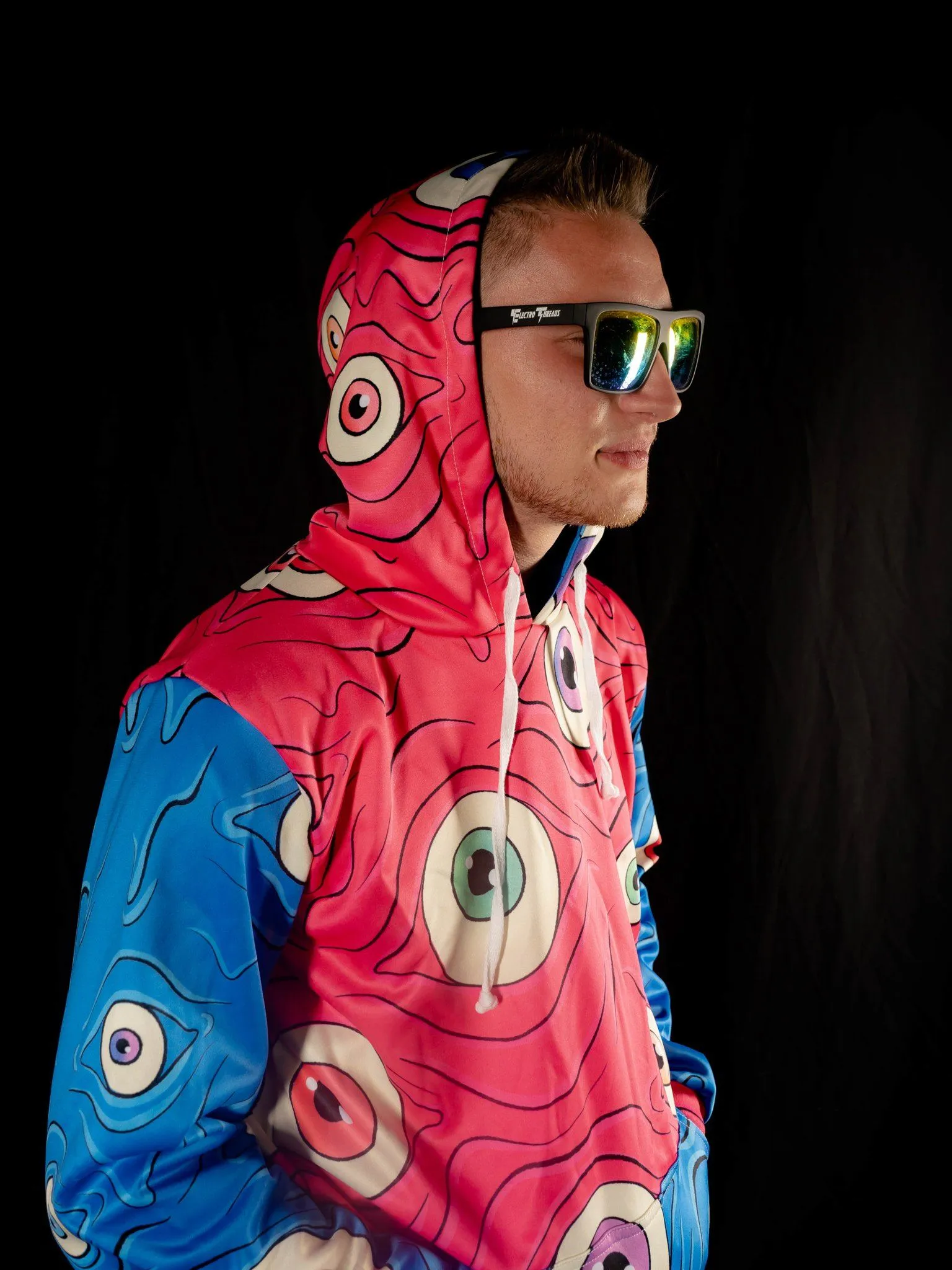 Eyes (Pink/Blue) Unisex Hoodies