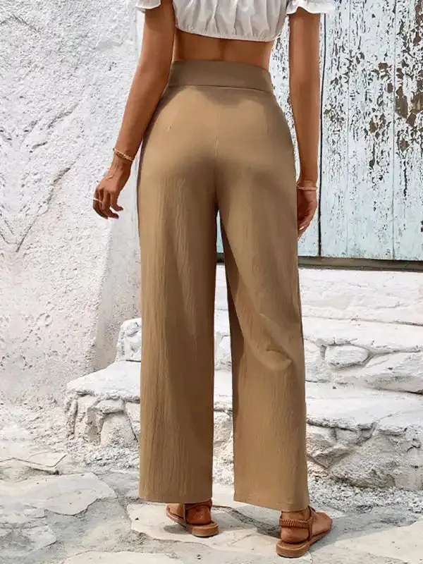 Fashion Women’s Solid Color Casual Pants