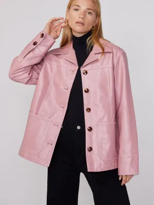 Frankie Pink Vinyl Jacket