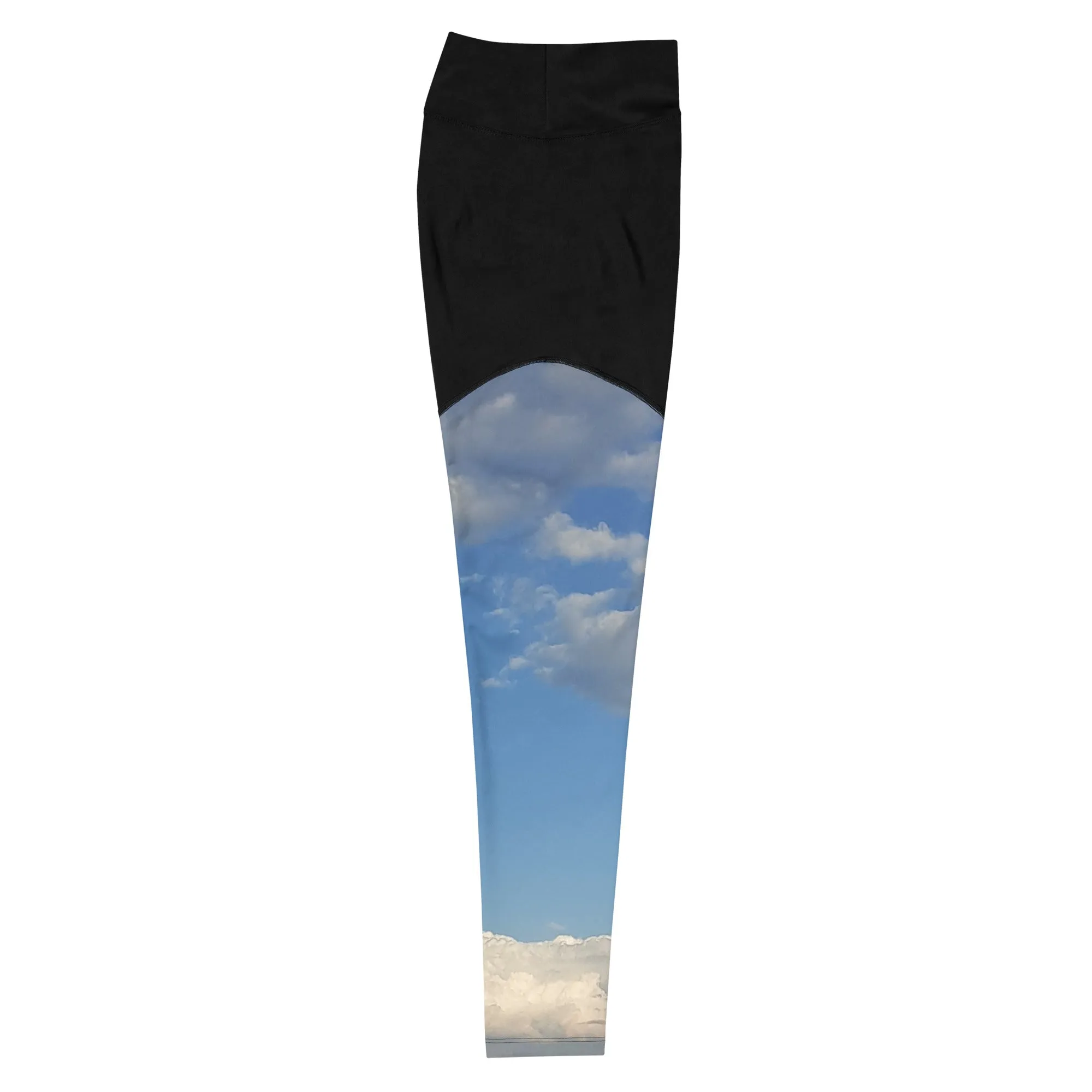 GG - Sports Leggings - Clouds & Blue Sky