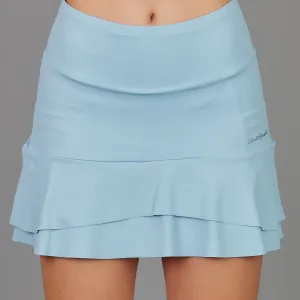 Grids Mid Basic Skort (mist blue)