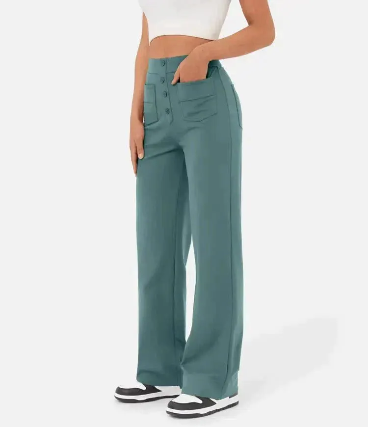 Lea | High-Waisted Elastische Casual Pants