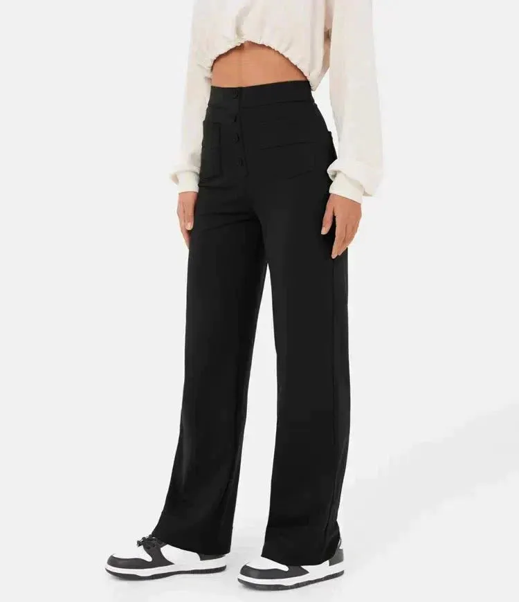 Lea | High-Waisted Elastische Casual Pants