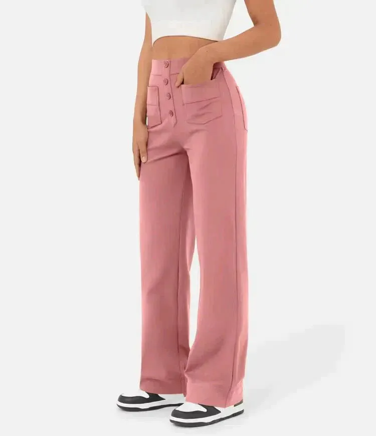 Lea | High-Waisted Elastische Casual Pants