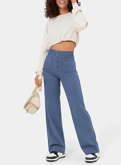 Lea | High-Waisted Elastische Casual Pants