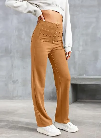 Lea | High-Waisted Elastische Casual Pants