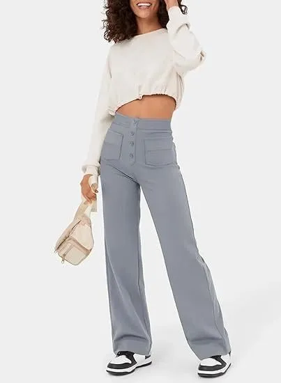 Lea | High-Waisted Elastische Casual Pants