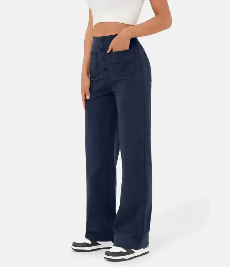 Lea | High-Waisted Elastische Casual Pants