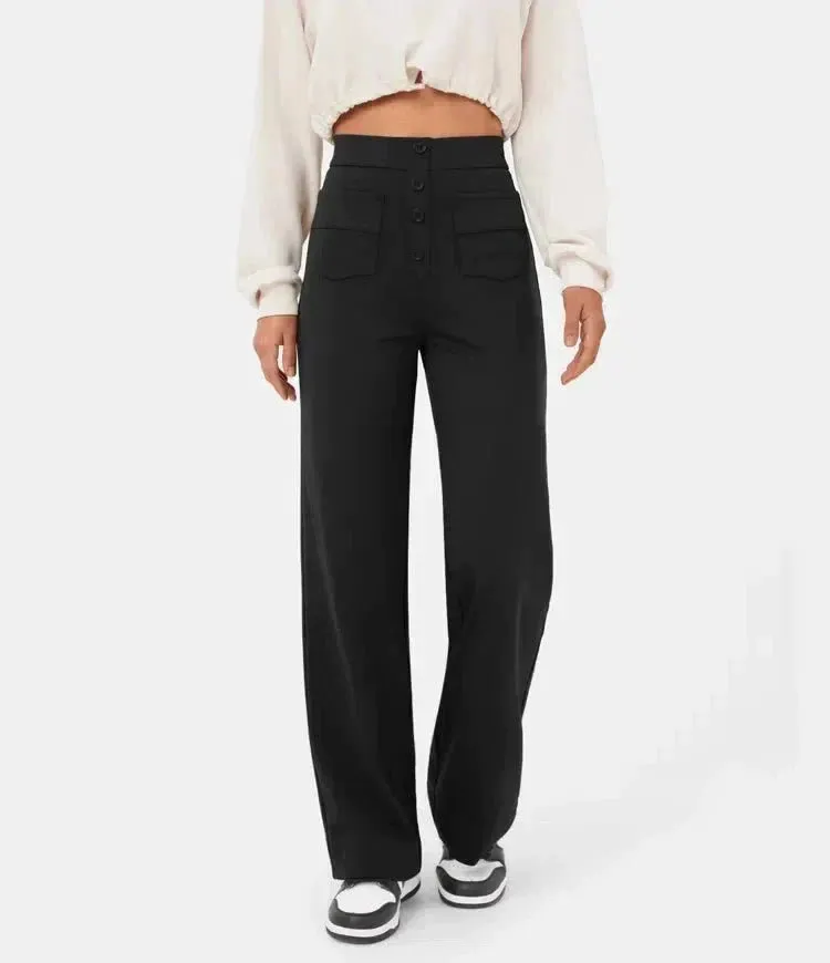 Lea | High-Waisted Elastische Casual Pants