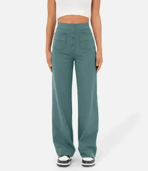 Lea | High-Waisted Elastische Casual Pants