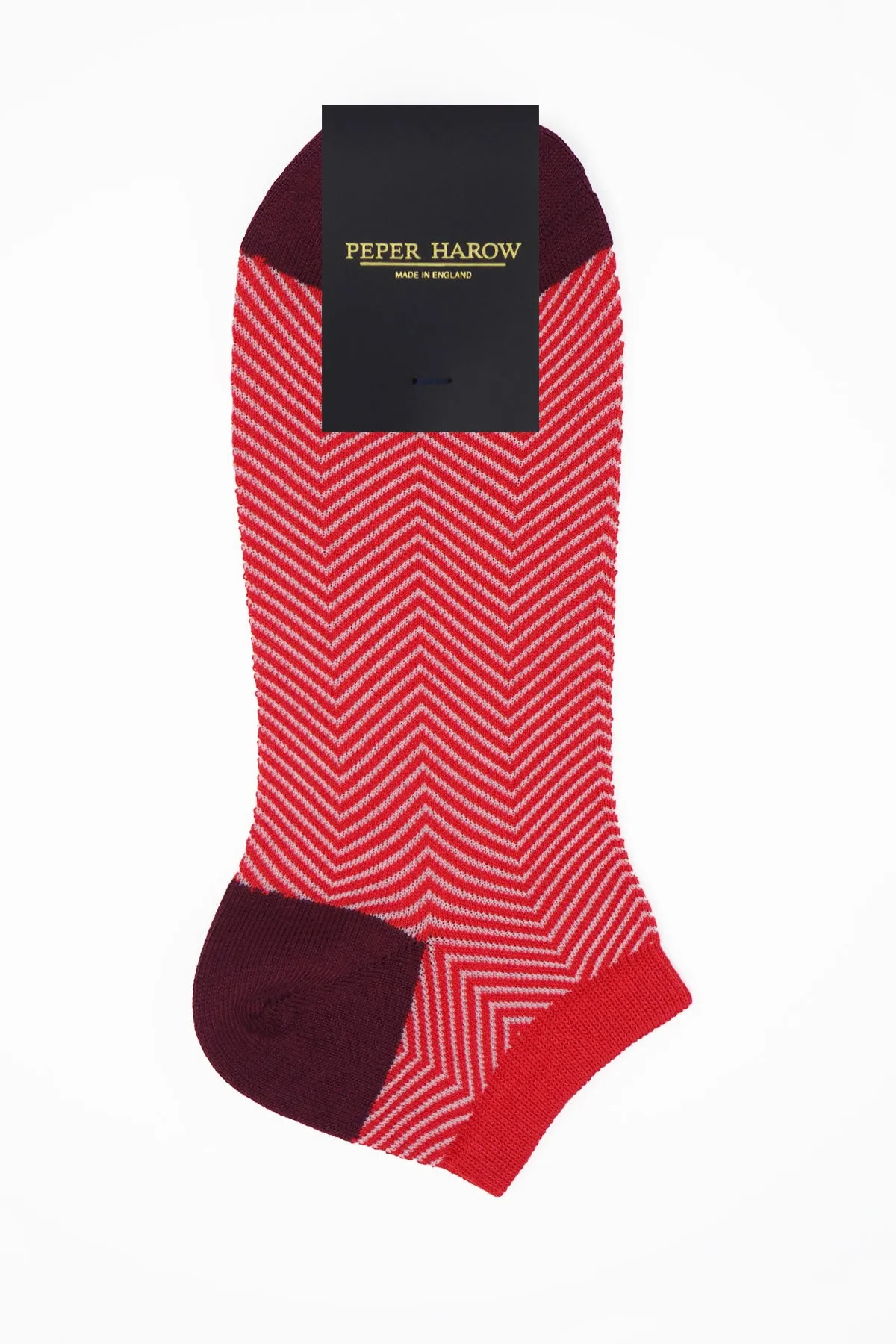 Lux Taylor Men's Trainer Socks - Red