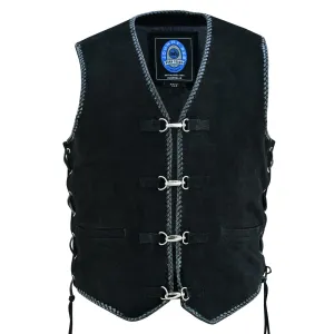 Men's Lightning Ridge Suede Motorcycle Vest JRV10043