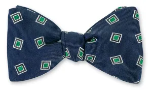 Navy Victoria Medallions Bow Tie - B5572