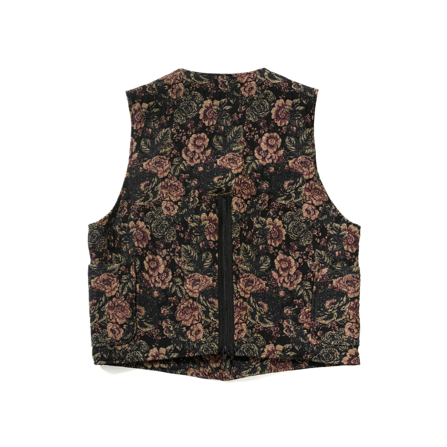 ODD Vest - Black/Gold CP Floral Jacquard