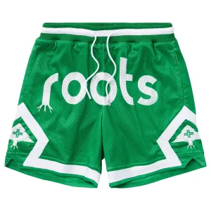 ORIGINAL ROOTS MESH SHORTS - KELLY GREEN