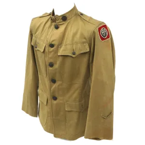 Original U.S. WWI 82nd All American Division M1912 Summer Field Uniform